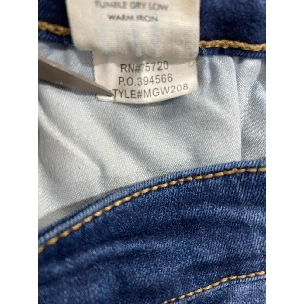 BKE Denim Stella High Rise Ankle Skinny Jeans Womens 27 (27x28.5) Stretch Blue